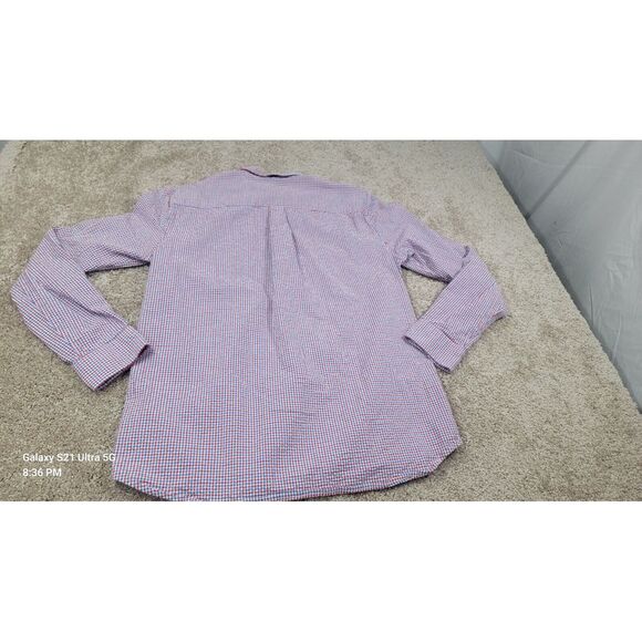 Vineyard Vines Performance Men Tucker Shirt Size Med Check Classic Fit Button Up - Picture 9 of 9